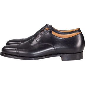 Crockett & Jones Black Leather Oxford Shoes