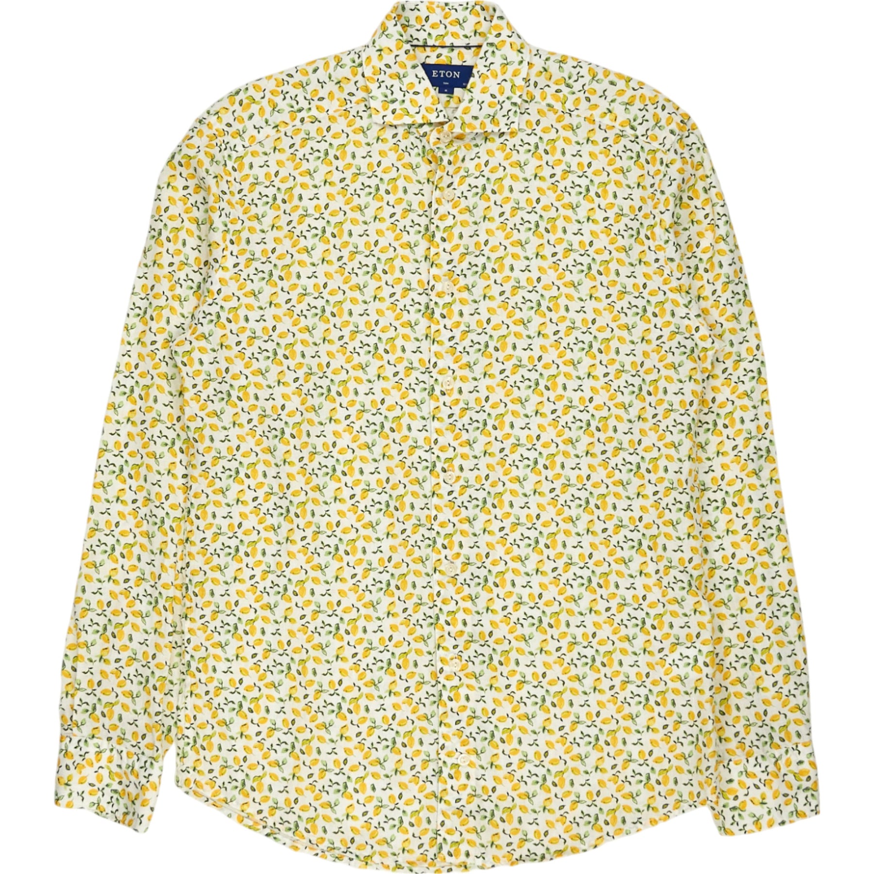 Eton Lemon Print Long Sleeve Shirt