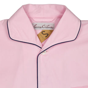 Anderson & Sheppard Pink Cotton Pyjama Shirt