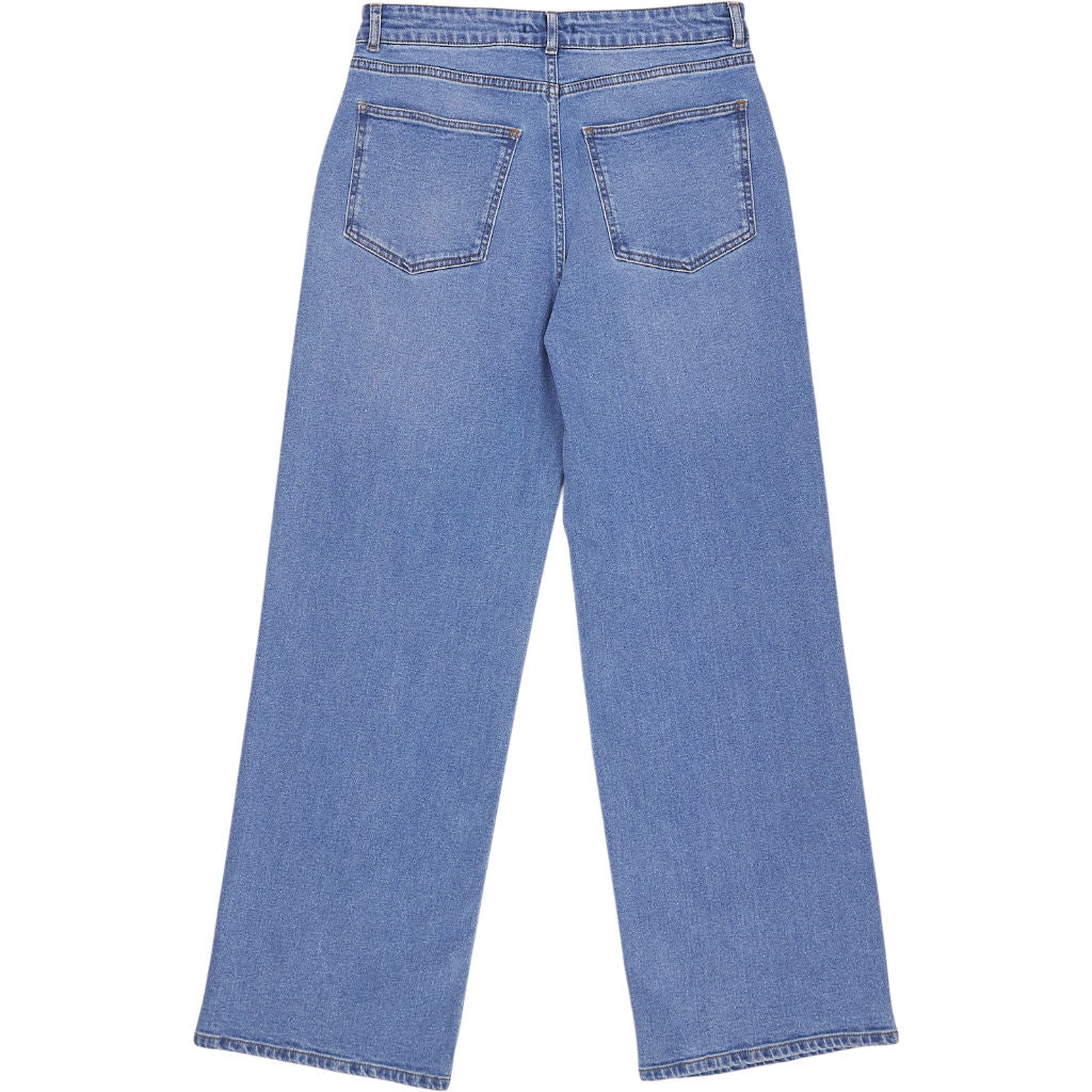 Baukjen Mid Wash Blue Emery Wide Leg Jeans