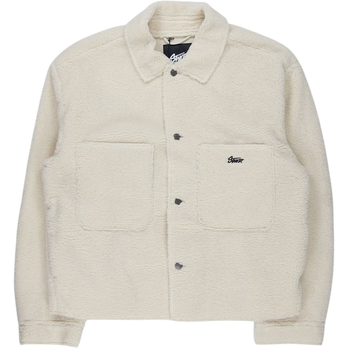 Pull&Bear Cream Sherpa Jacket