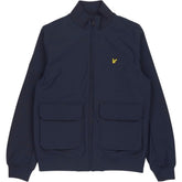 Lyle & Scott Navy High Neck Zip Jacket