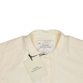 Studio Nicholson Milk Cotton Short Sleeve Shirt