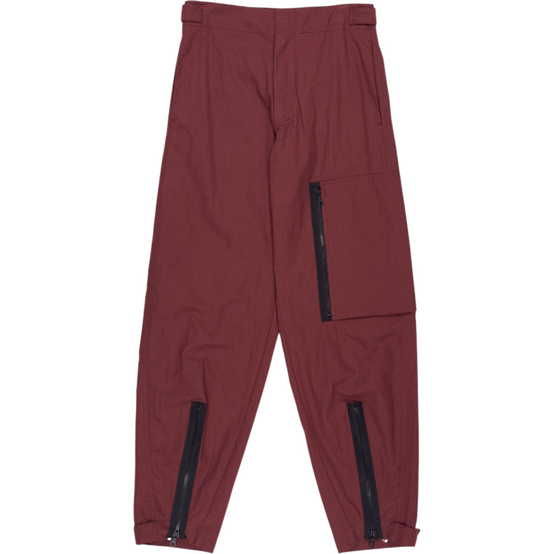 Studio Nicholson Chestnut Zip Detail Trousers