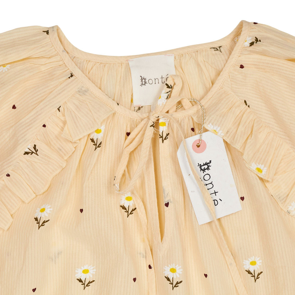 Bonte Peach Floral Florette Top