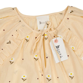 Bonte Peach Floral Florette Top