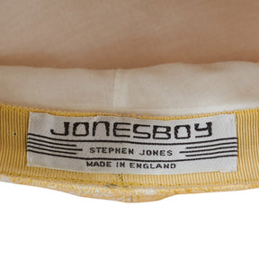 Stephen Jones Jonesboy Yellow Patterned Baker Boy Cap