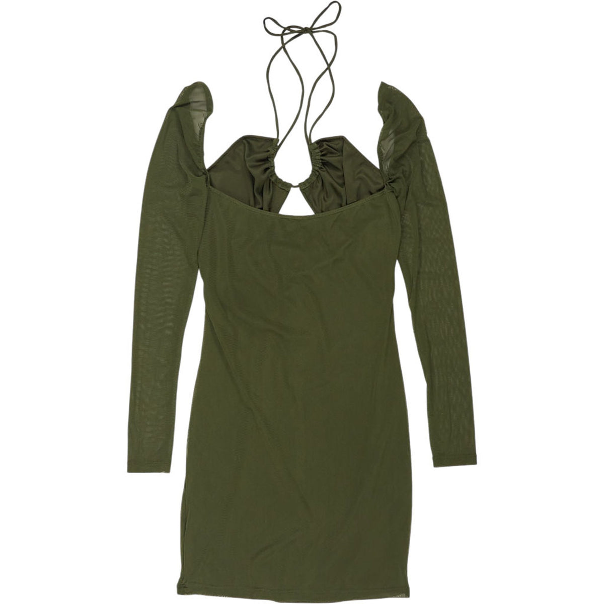 Motel Khaki Yuvila Mesh Dress