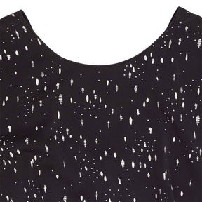 Reiss Black Print Davis Jumpsuit