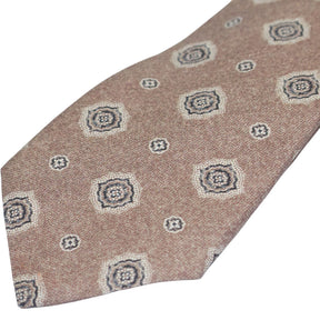 Moss Pink Burgundy Silk Tie Set x 2