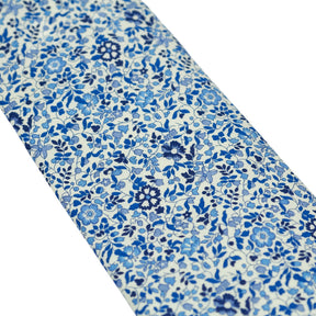 Moss Blue Floral Pattern Tie Bundle x 3