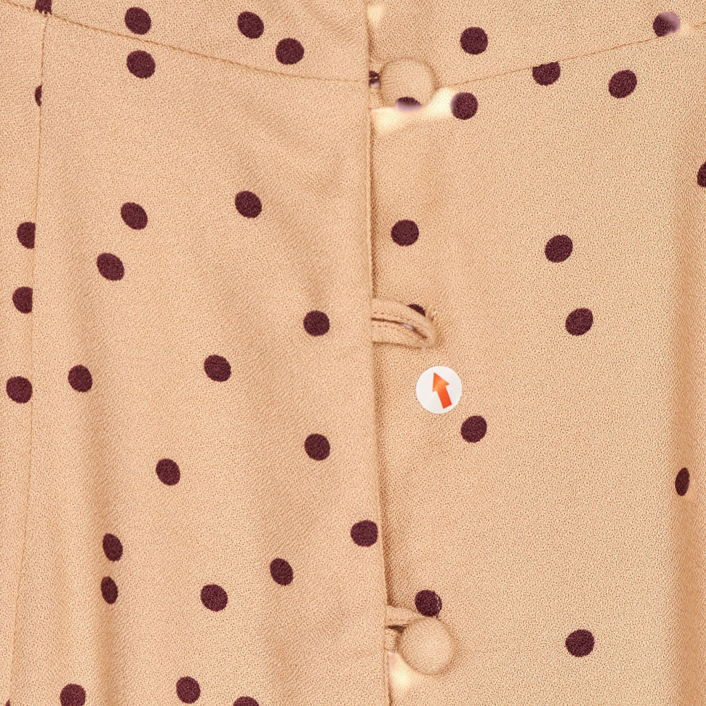 Baukjen Peach Polka Dot Casey Dress