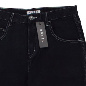 Motel Carpenter Black Parallel Jeans