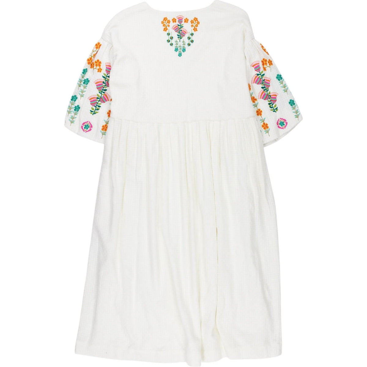 NRBY White Embroidered Dress