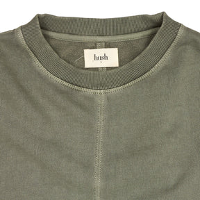 Hush Dark Khaki Amara Seam Sweatshirt