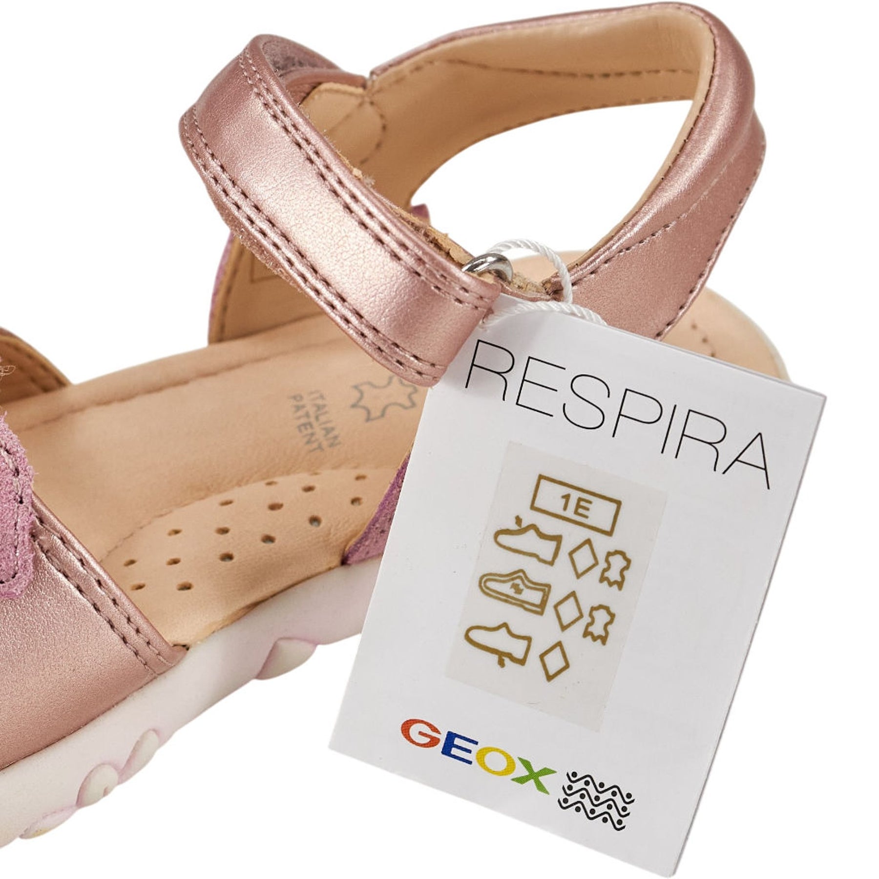 Geox Pink Flower Sandals