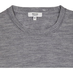 Reiss Grey Merino Wool Jumper