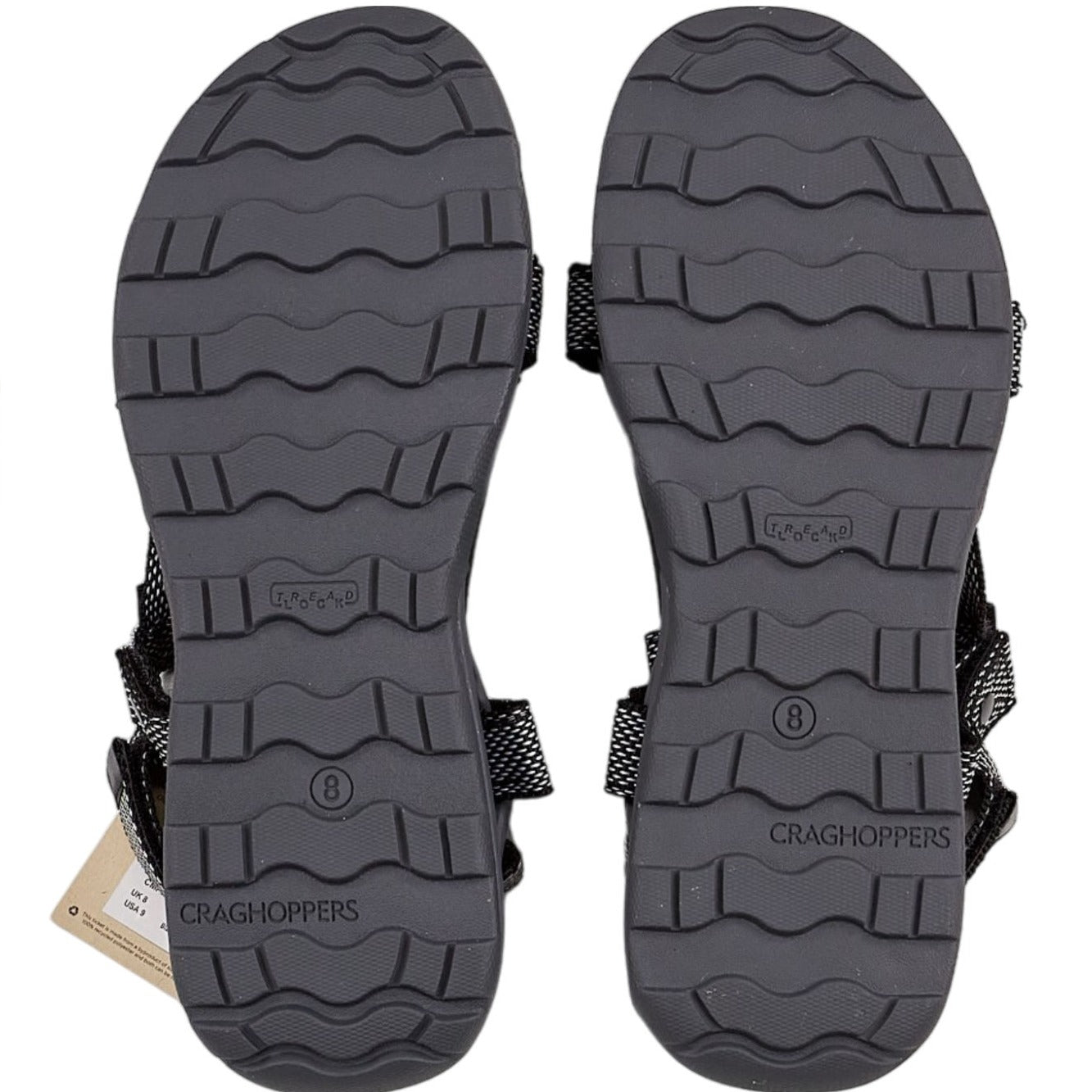 Craghoppers Black Blue Navy Locke Sandal