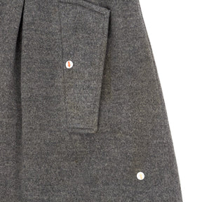 Diane von Furstenberg Grey Wool Blend Coat