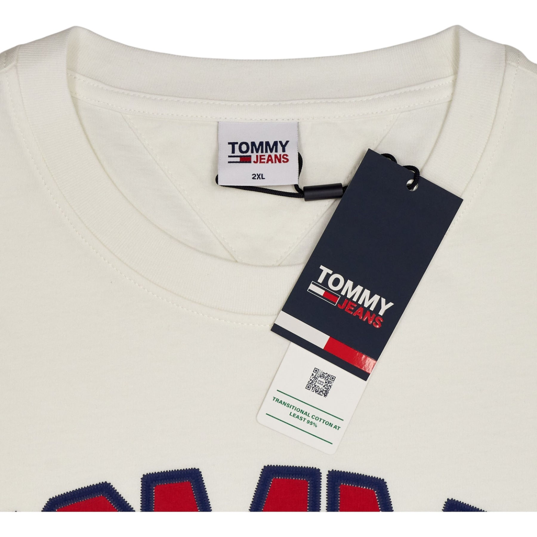 Tommy Jeans Athletic White T-Shirt