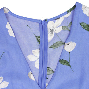 Nobody's Child Blue Floral Midi Dress