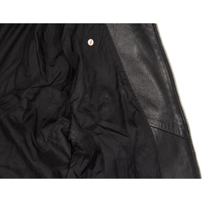 Real Leather Black Biker Jacket