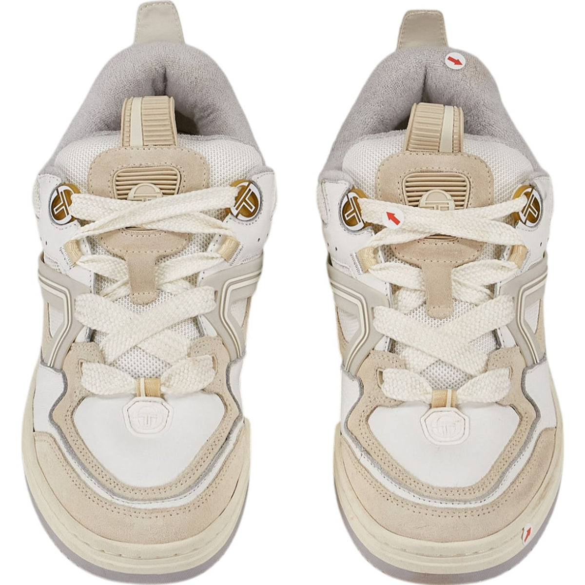 Sergio Tacchini White Beige Trainers Not visible - Measures as a UK 9