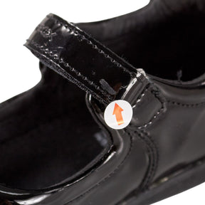 Geox Black Patent Mary Jane Shoes