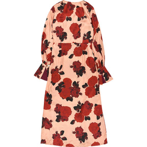 Mother of Pearl Floral Red Viscose Maxi Dress