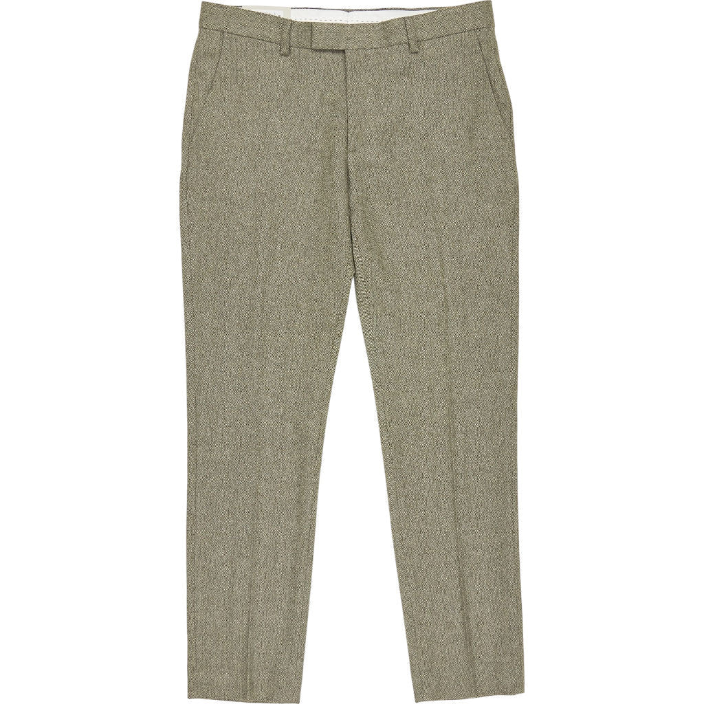 Moss Green Slim Fit Trousers