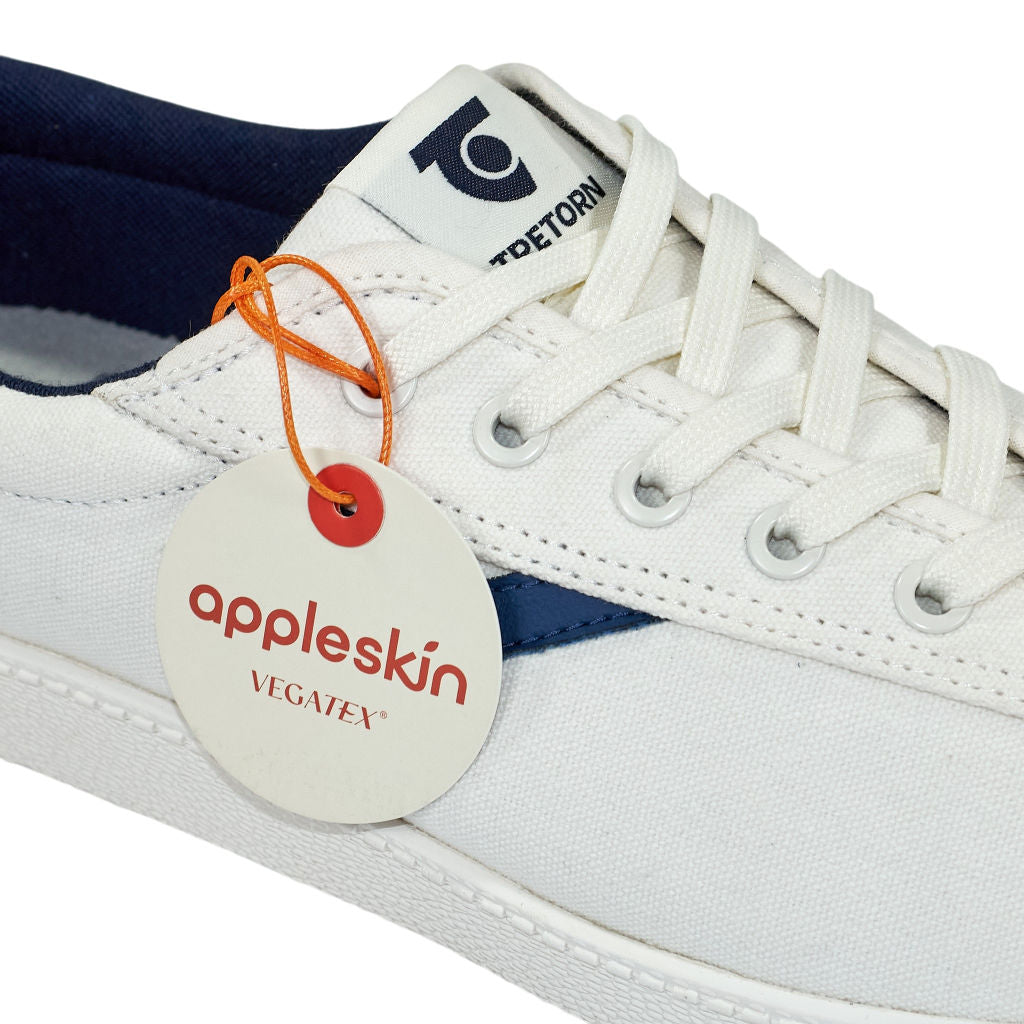 Tretorn White Navy Nylite '67 Sneakers