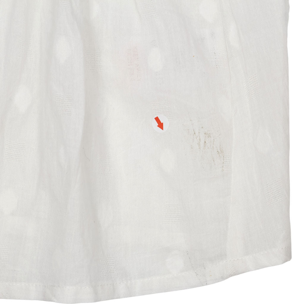 Bonté White Claude Embroidered Top