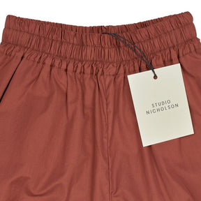 Studio Nicholson Madras Gathered Waist Pants