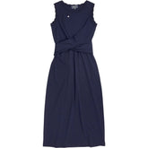 WYSE Navy Sleeveless Dress