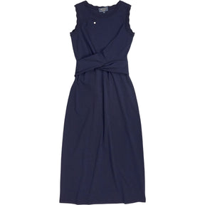 WYSE Navy Sleeveless Dress