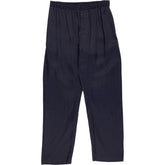 Qasimi Blue Viscose Jacquard Elasticated Trousers XL