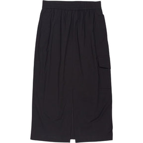 Hush Black Polyester Patch Pocket Skirt