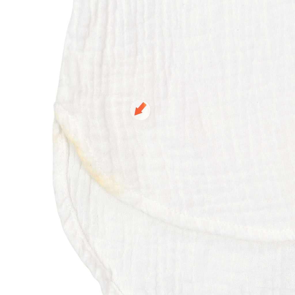 NRBY White Crinkle Cotton Blouse