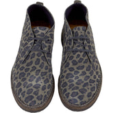YMC Leopard Print Desert Boots