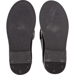 Next Black Leather Loafers Kids