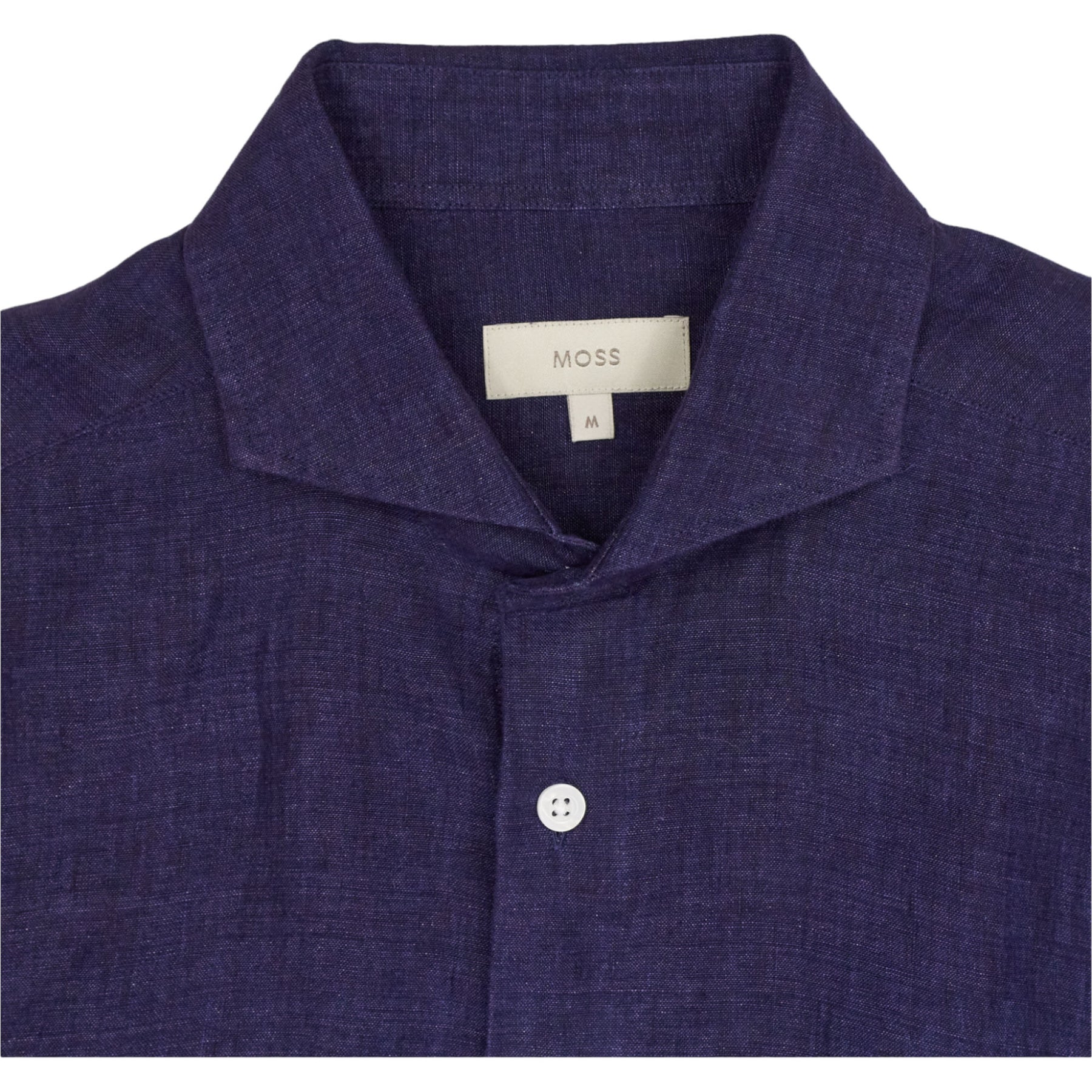 Moss Navy Linen Shirt