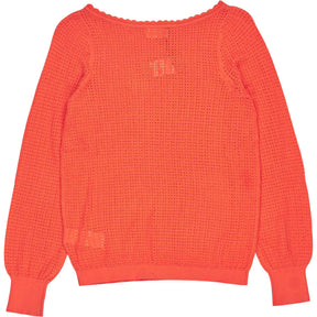 Hush Coral Sophia Open Neckline Jumper