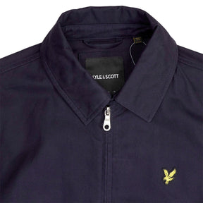 Lyle & Scott Dark Navy Cotton Harrington Jacket