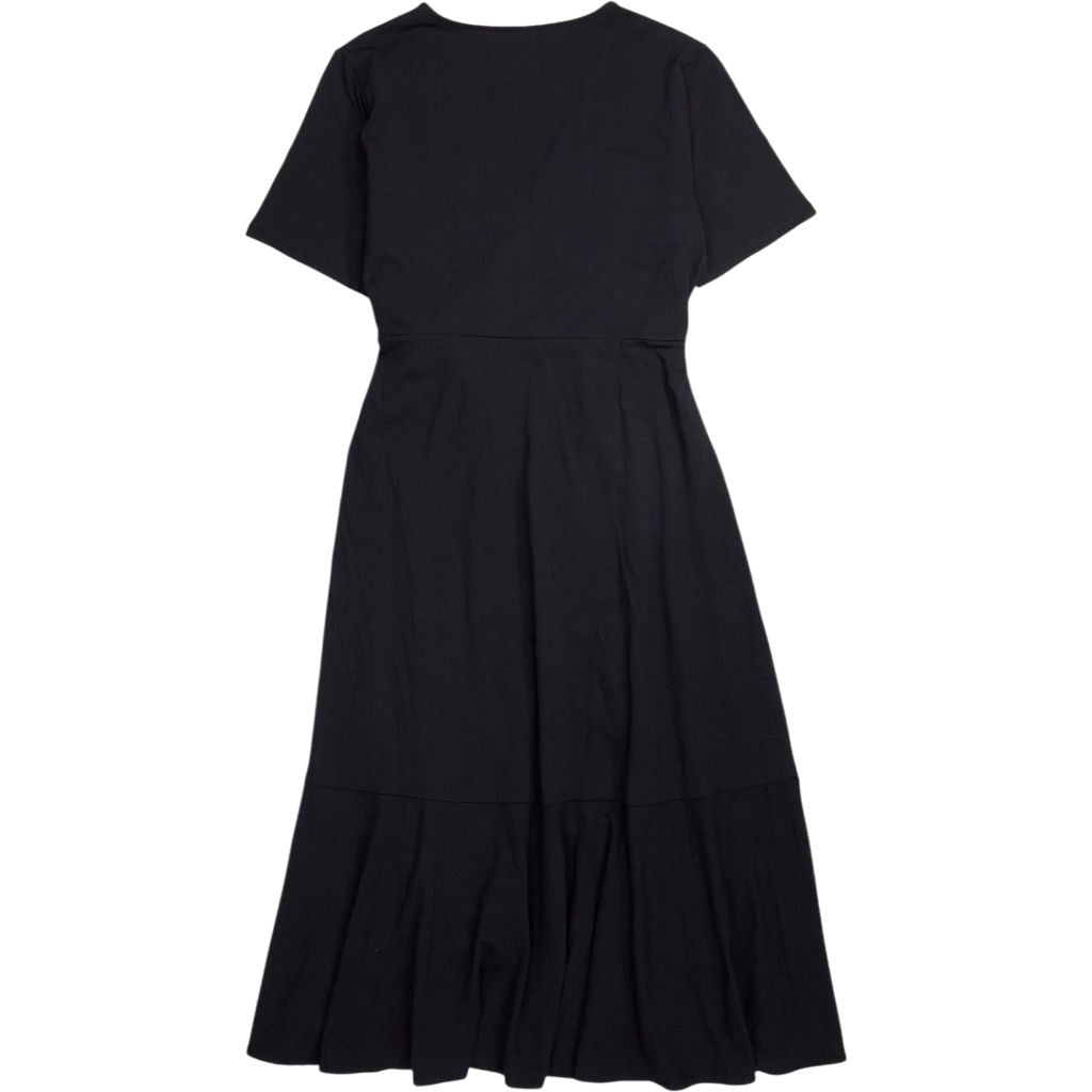 Lands' End Black Wrap Dress