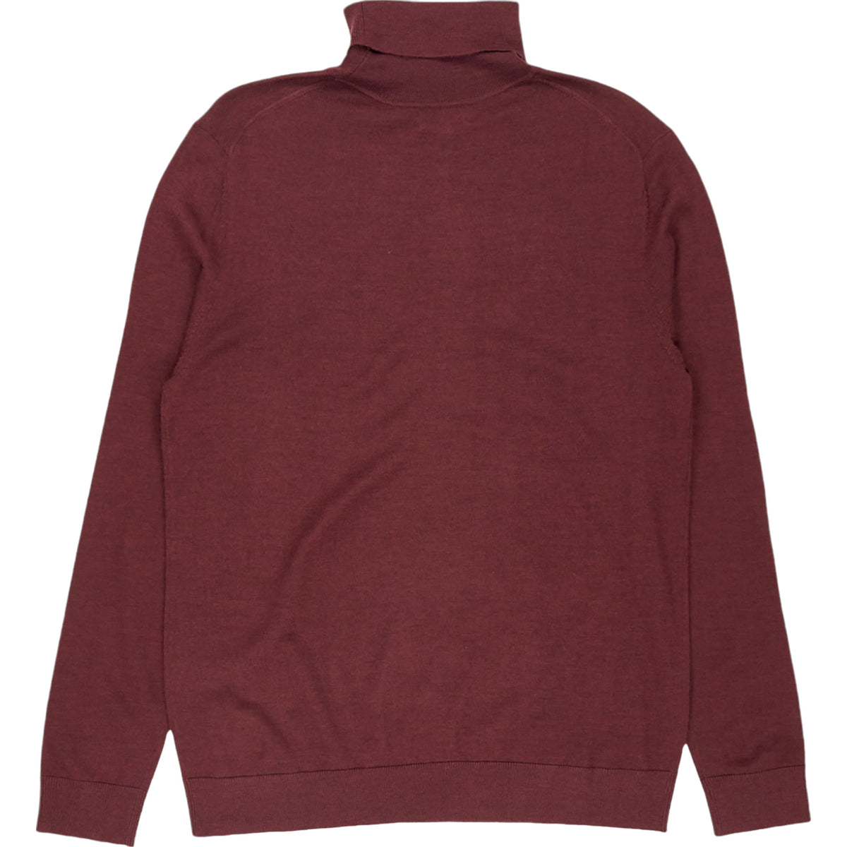 Moss Wine Roll Neck Jumper