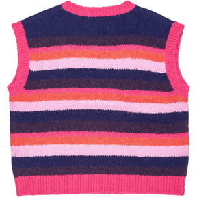 NRBY Multicolour Stripe Knit Vest