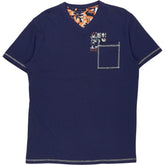 Promise Navy V-Neck Sleep Shirt