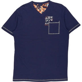 Promise Navy V-Neck Sleep Shirt