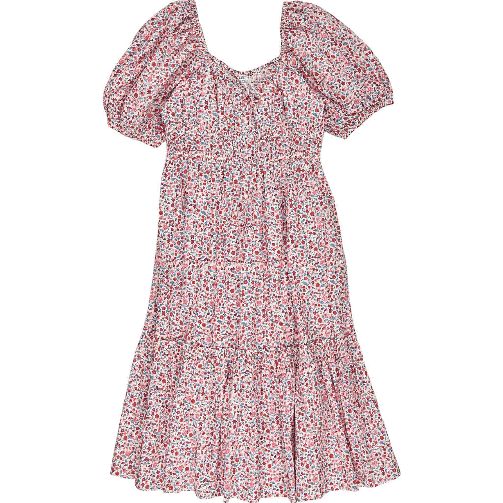 Pink City Prints Multicolour Sweetheart Dress