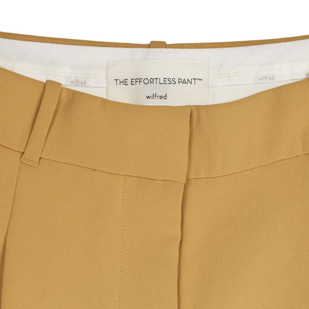 Wilfred Aritzia The Effortless Short Mustard Shorts